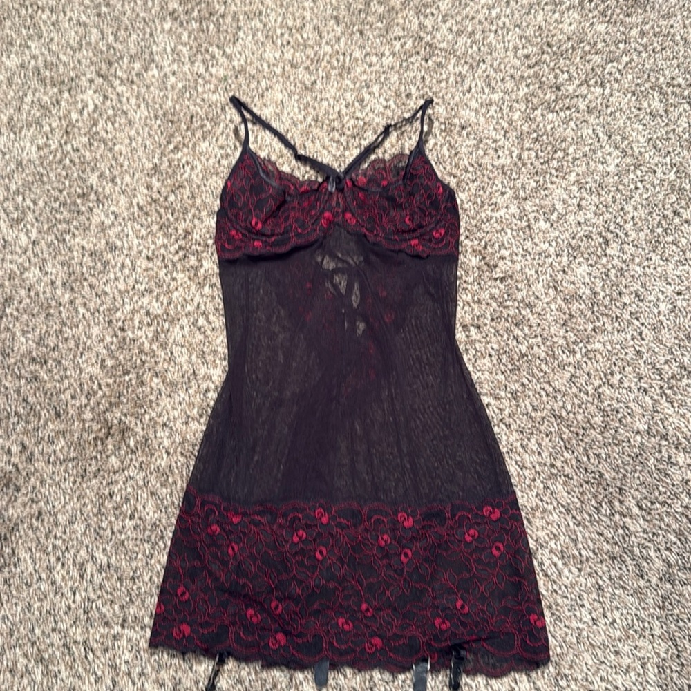 Frederick’s of Hollywood one piece sheer
